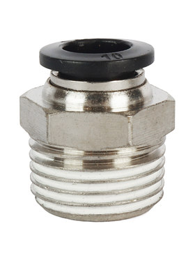 气动元件8mm气管快速接头PC4t-M5快插螺纹直通6-01/PC8-02/10-03