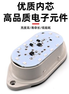 小型声光警示灯警报器LTEp5051J频闪/常亮讯号闪光灯12/24/220V