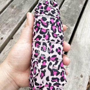 出口伞正品 2019新款 超轻男女士晴雨伞五折伞豹纹超轻迷你小商务伞
