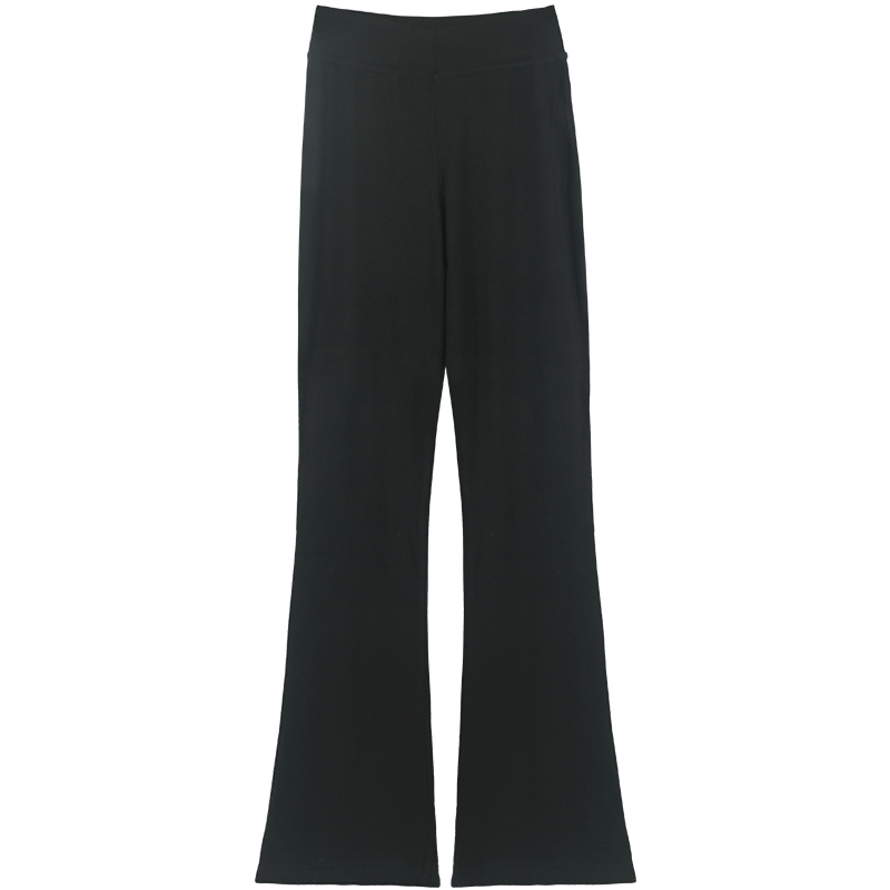 瑜伽裤女微喇叭夏季舞蹈裤v练功服紧身形体薄款显瘦高腰长裤打底