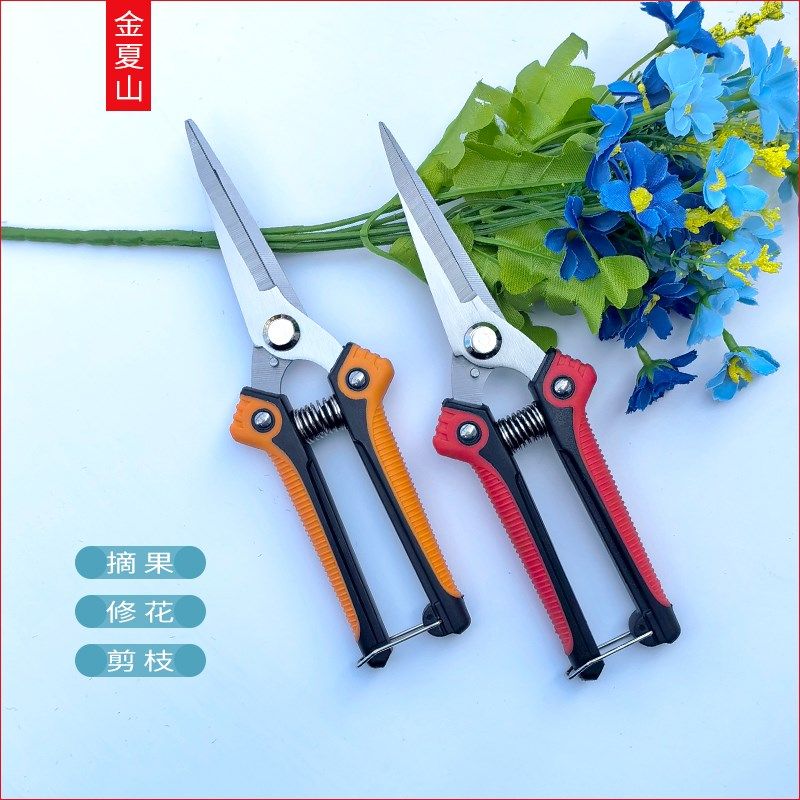 蔬果剪刀葡萄水果专用剪枝疏果花椒剪子果园修树枝采摘果修花艺剪