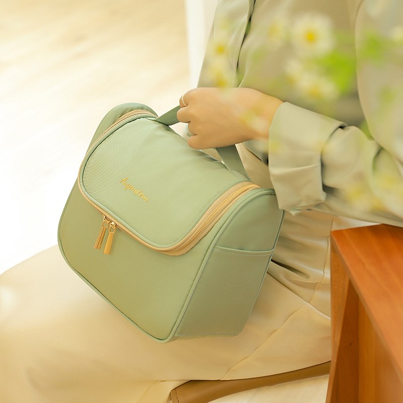 手提化妆包大容量大号洗漱包女便携旅行化妆包网红化妆品收纳包