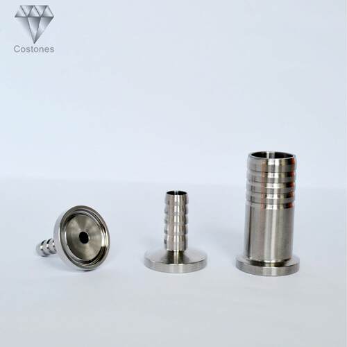 卫生级不锈钢卡箍快接头 宝塔头 TC25 50 蠕动泵软管接头蛋白纯化