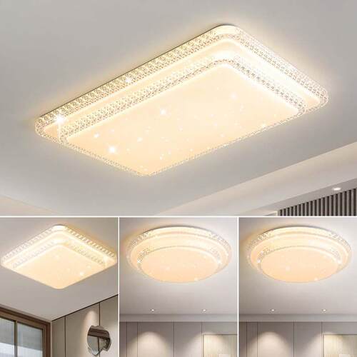 轻奢吸顶灯客厅主灯高级感大气全屋卧室房间简约现代护眼LED灯具