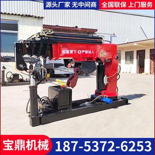 货车汽车随车吊家用移动起重小吊机折叠悬臂吊 小型液压车载吊加装