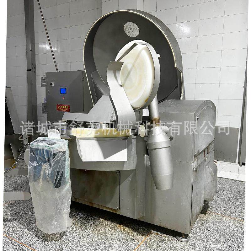 200型大豆蛋白高速斩拌机 千页豆腐乳化设备肉馅葱姜蒜颗粒斩切机