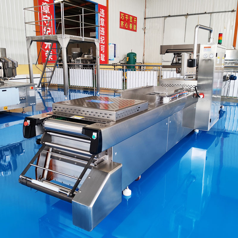 东北烤冷面全自动真空包装机 冷面条冷面丝拉伸膜真空包装机器
