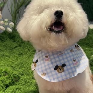 DOG CAT宠物口水巾猫咪狗狗狗围兜雪纳瑞泰迪比熊围兜饰品 AND