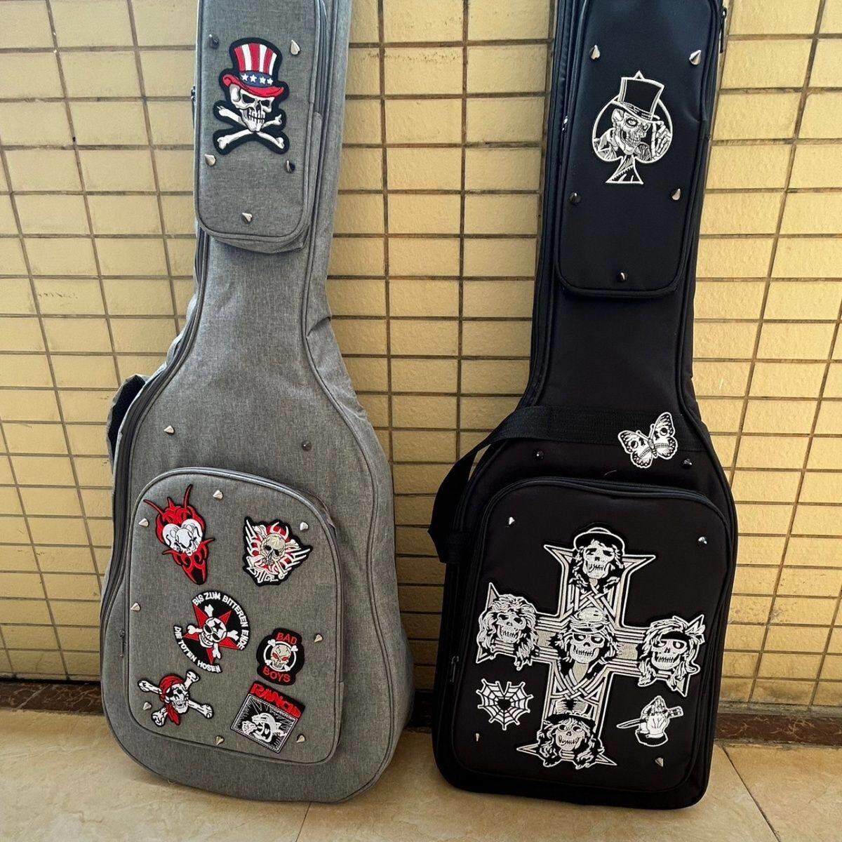 吉他揹包原创通用民谣电吉他木吉他双肩琴包加厚贝斯包高颜值女生