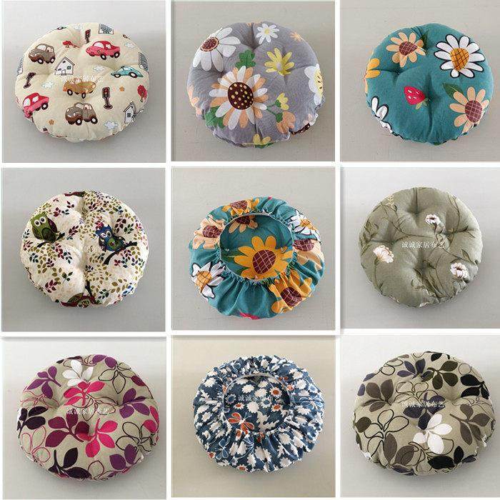 现代简约加厚圆板凳垫子套圆形坐垫吧台椅子圆凳垫套罩一体松紧带,居家布艺,椅垫,淘宝优惠券,粉丝福利购,淘宝优惠卷