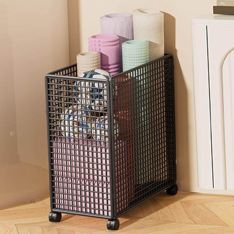 健身器材收纳架可移动家用瑜伽垫泡沫轴哑铃收纳筐运动用品置物架,收纳整理,运动器材收纳用具,淘宝优惠券,粉丝福利购,淘宝优惠卷