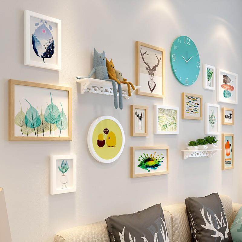 创意客厅diy手工装饰相框挂墙组合立体照片像框架画框外框免打孔