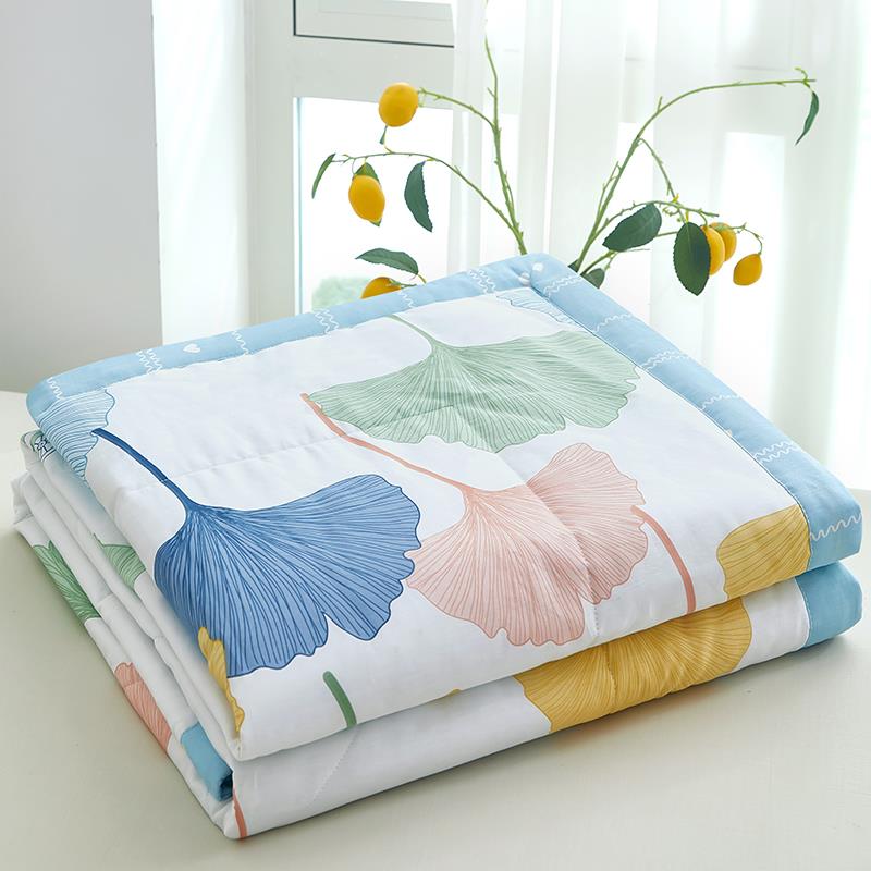 a类双面全棉夏凉被空调被100纯棉夏被可机洗夏季单人薄款被子被芯