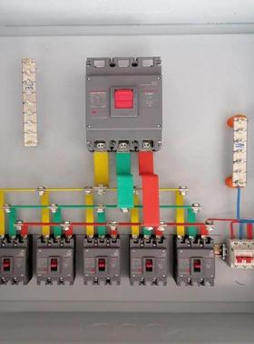 定制低压成套配电箱三相四线铜排开关动力柜工地二三级强电布线箱