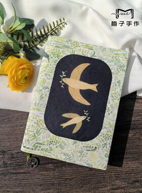 燕安文学青鸟笔记本a5a6流浪汉书衣服日记可定制活页书