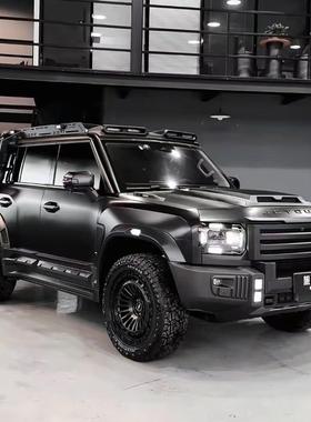 适用捷途旅行者山海T2车顶平台行李架侧书包爬梯改装专用机甲网框