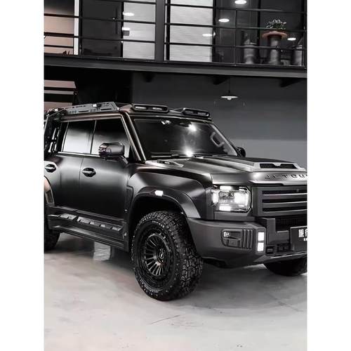 适用捷途旅行者山海T2车顶平台行李架侧书包爬梯改装专用机甲网框