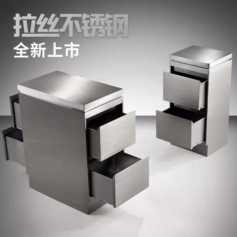 理发店工具柜不锈钢美发工具柜子发廊专用工具台收纳储物柜带抽屉