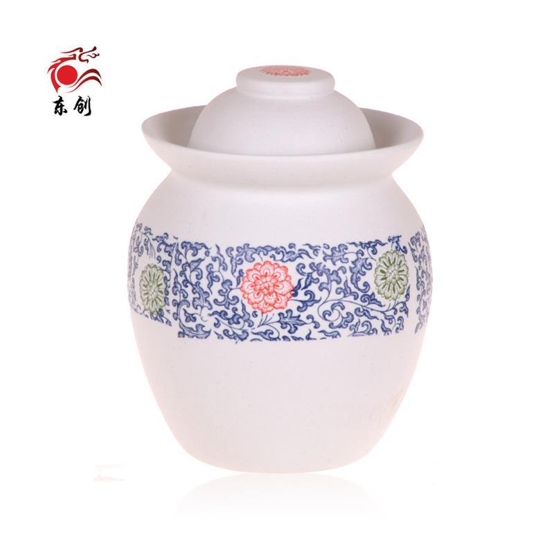储物罐陶瓷泡菜坛子缸腌菜坛子景德镇密封双盖无铅环保四川泡菜坛