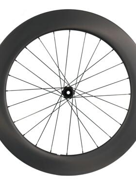 MAX 超轻78框高系列 胖圈高框轮组铁三车TT碳纤维轮组公路车轮组