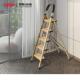 杜邦梯子家用折叠伸缩铝合金人字梯加厚太空铝扶梯多功能轻便爬梯