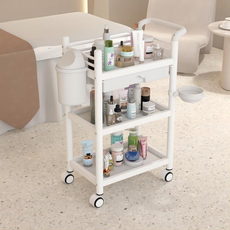 美容车美容院专用小推车三层多功能工具车小气泡仪器车收纳置物架