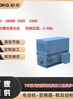 YVF500-41800W3300VIC666高压非防爆变频电机5-50Hz