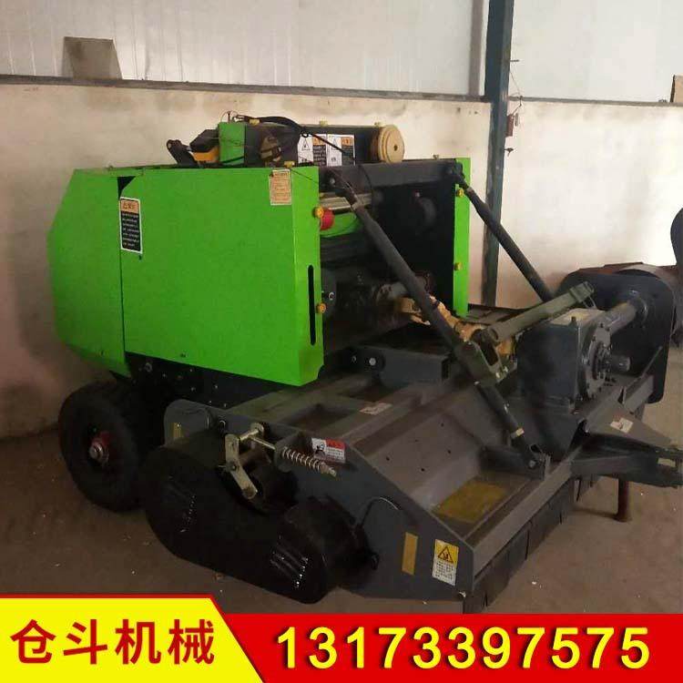 行走时秸秆捆扎机麦草自动捡拾打捆机农作物打包机