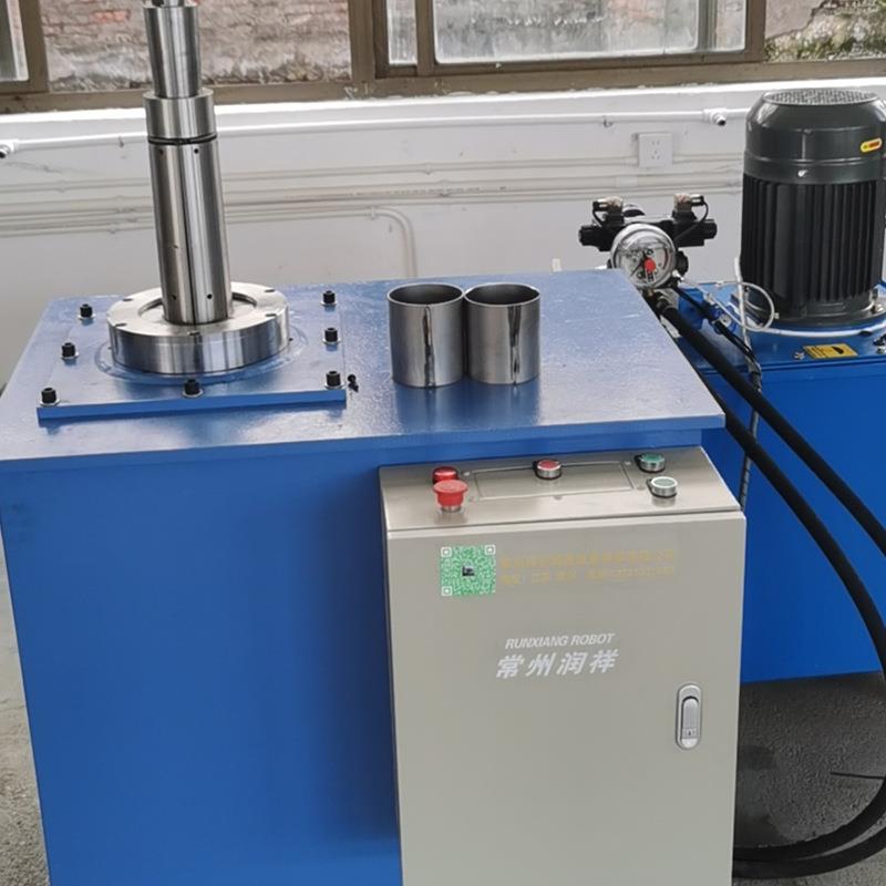 钢管整形机圆管缩管机大棚管扣压机小型电动整形机厂家供应