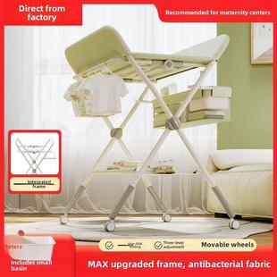 honeyseed尿布台婴儿护理台多功能可折叠婴儿床换尿布抚触台洗澡