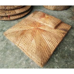 蒲团方形手工山棕薄款可定制 飘窗垫 禅垫拜佛静坐垫大拜垫打坐垫