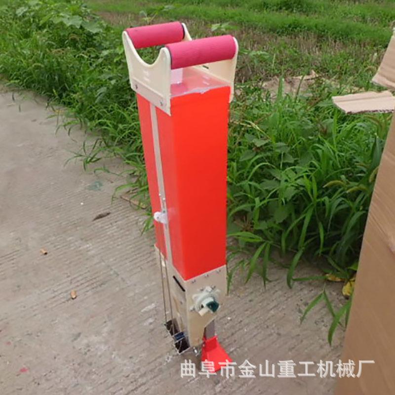 多功能播种机点播玉米手提式双筒播种机中型手提式施肥机