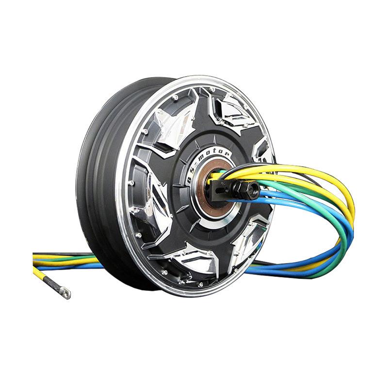 QSMOTOR全顺电机12寸3000W40H五代V5WP电机48-96V电摩电动车电机图片