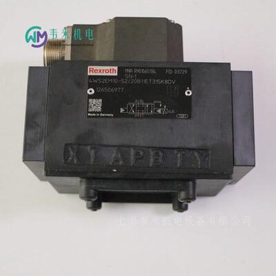 力士乐比例伺服阀R900909227 4WS2EM10-5X/20B11ET315K31EV