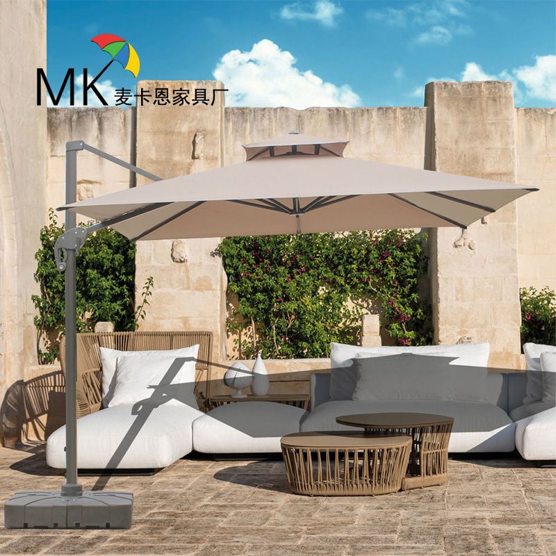 遮阳罗马伞室外伞庭院伞华花园露台大太阳棚商户外摆摊室外伞大型