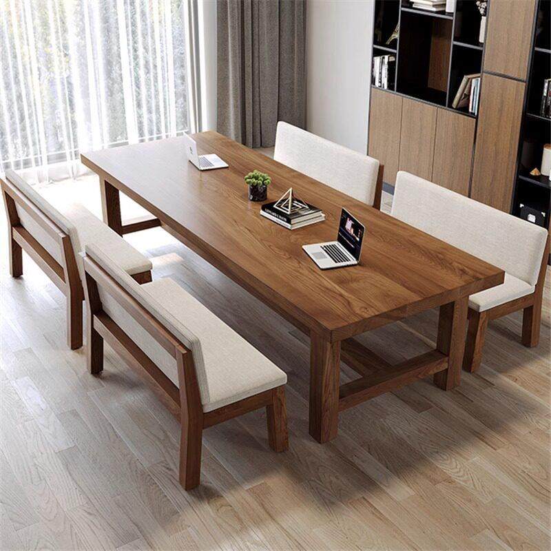 实木大长书桌去客厅化大板会议桌长桌简约办公桌洽谈长条桌工作台