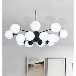 餐厅灯网红灯2023年新款 全铜魔豆现代简约客厅吊灯北欧创意卧室灯