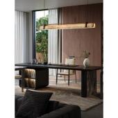 现代轻奢中式 实木茶桌椅组合设计师新款 茶几别墅家用办公室泡茶台