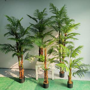 绿巴模拟棕竹向日葵绿色植物盆栽假树松尾向日葵大夏威夷向日葵凤