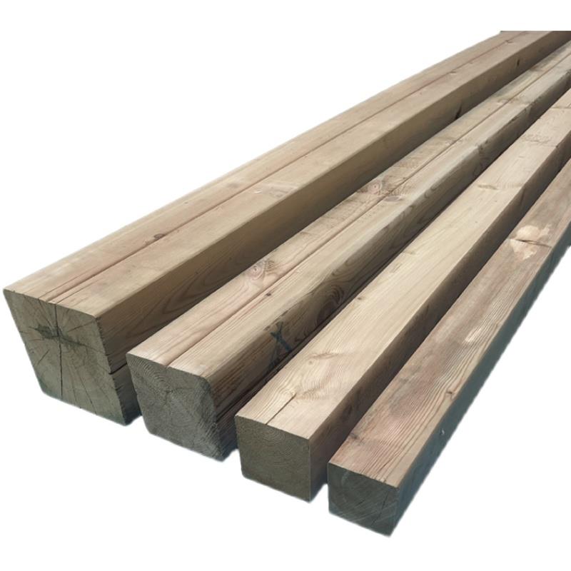 樟子松防腐木立柱木方户外长廊架庭院葡萄架柱子小木屋栅栏方柱子