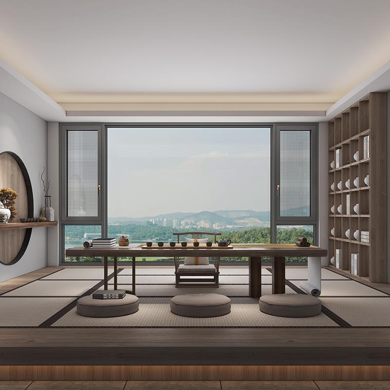 派雅门窗爱琴海二代外开窗别墅系统门窗落地平开隔音窗户封阳台