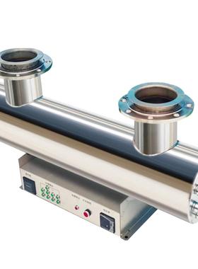 紫外线消毒器管道式过流式明渠中压过流式养殖泳池生活水处理设备