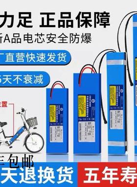 电动车锂电池48V10a12a滑板车36V电瓶车自行车60V15a20a定制通用