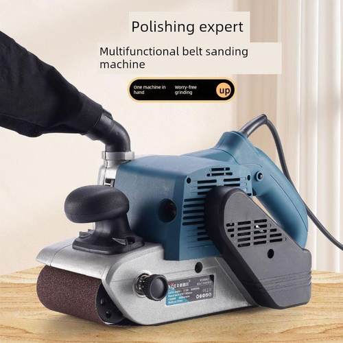 带式砂光机便携式砂光机迷你平面磨床小型砂纸机平面抛光机木工家