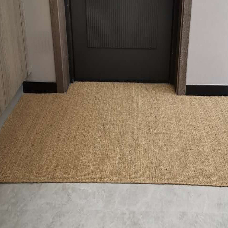 剑麻黄麻地毯门垫入户脚垫可裁剪家用玄关亚麻防U滑进门定制地垫