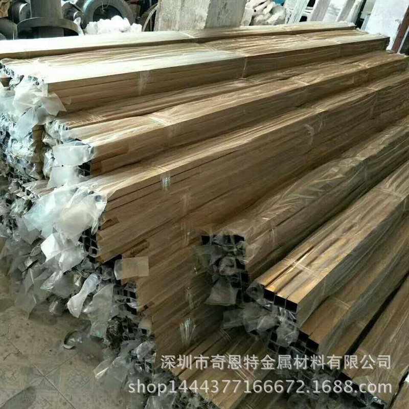 H65薄壁黄铜方管 k直角黄铜方管厂家 8*8/10*10/12*12/15*15mm