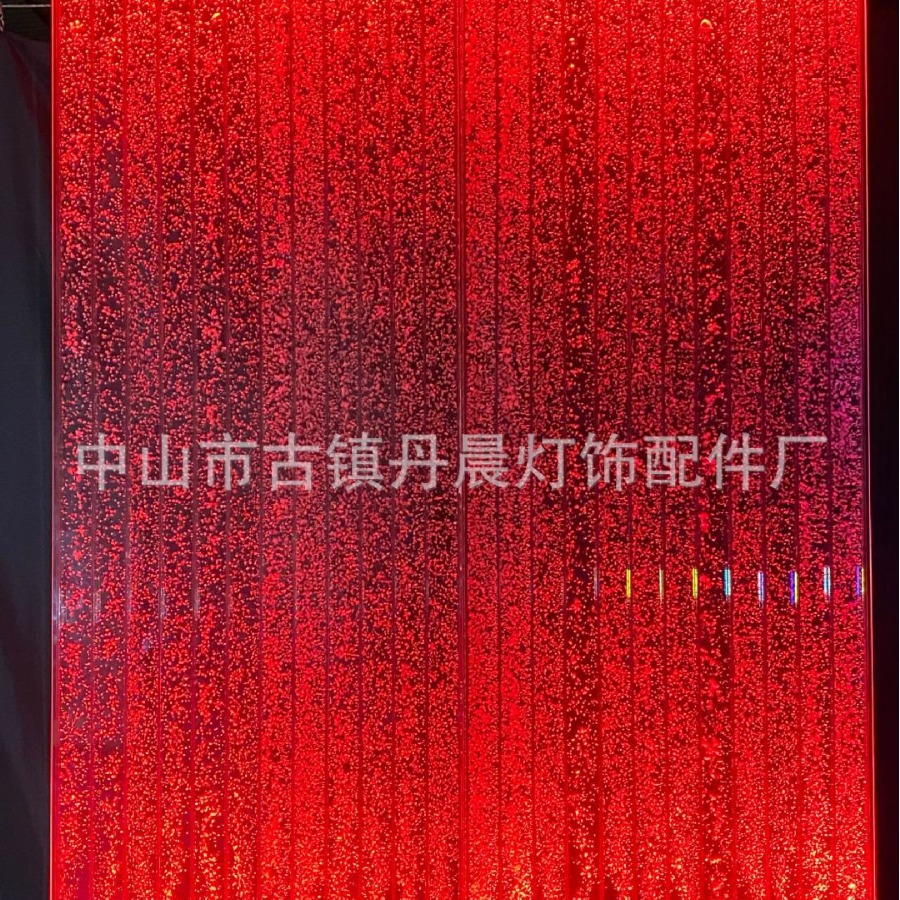 室内装饰气泡墙水幕墙屏风流水玄关隔断活动墙水幕创意设计