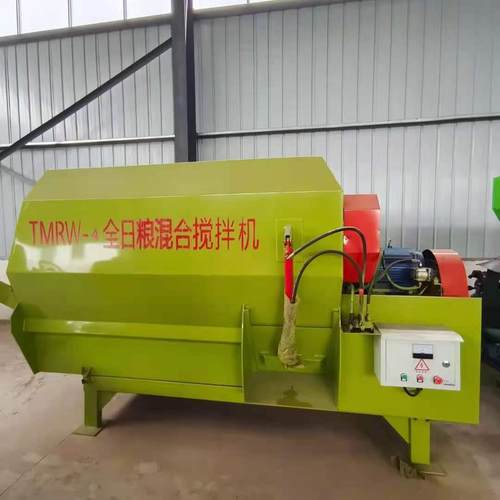 养殖场自动拌料机TMR全日粮饲料混合搅拌机青贮饲料搅拌机