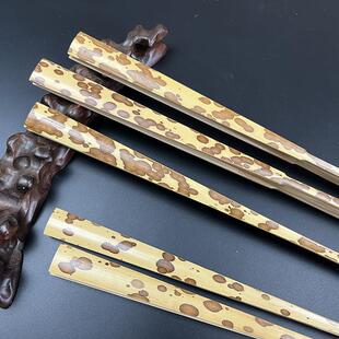 5-10寸梅妃竹文玩折扇香妃湘妃斑竹扇子苏工扇面空白宣纸创作扇