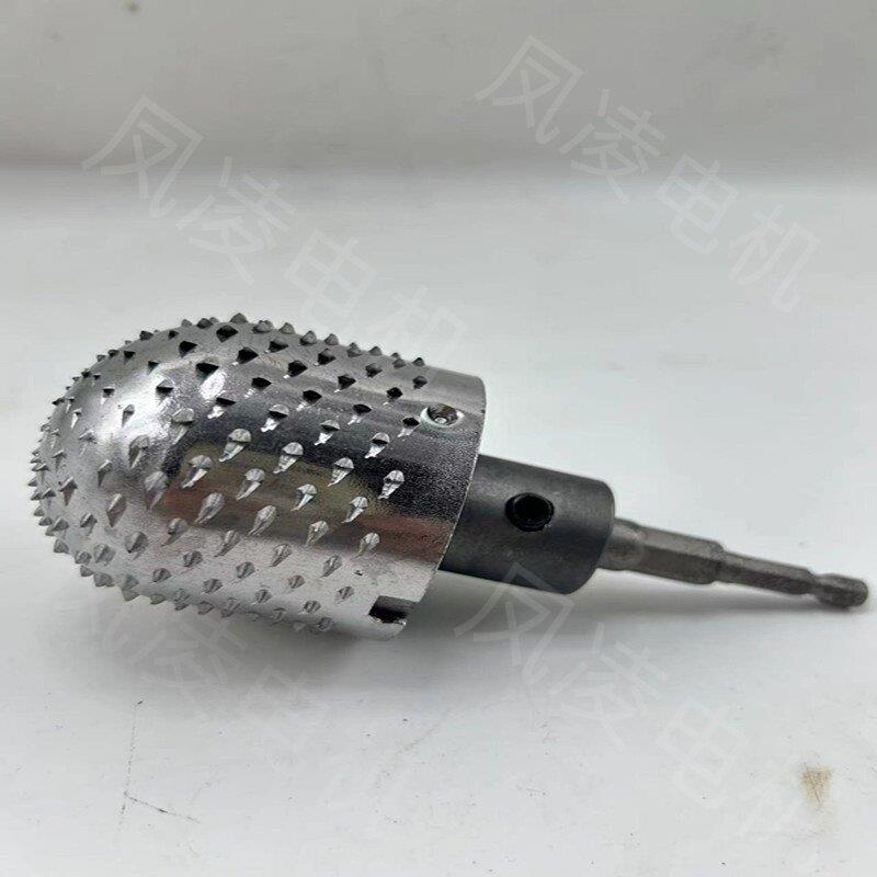 制作椰子刨肉机刨头 刨老椰子器 取椰蓉器 刨椰丝 手电钻款